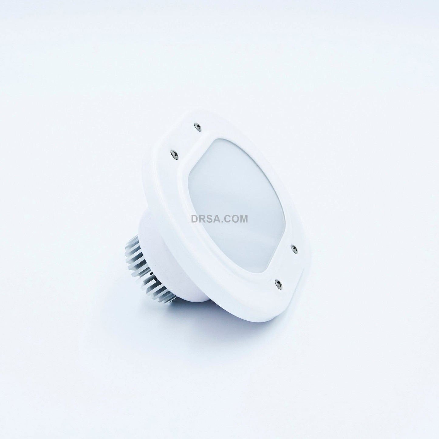 Exuma II White or Stainless Polish, 4-7/8"x6-7/8", LED only - Custom Configurations - SPECIAL ORDER