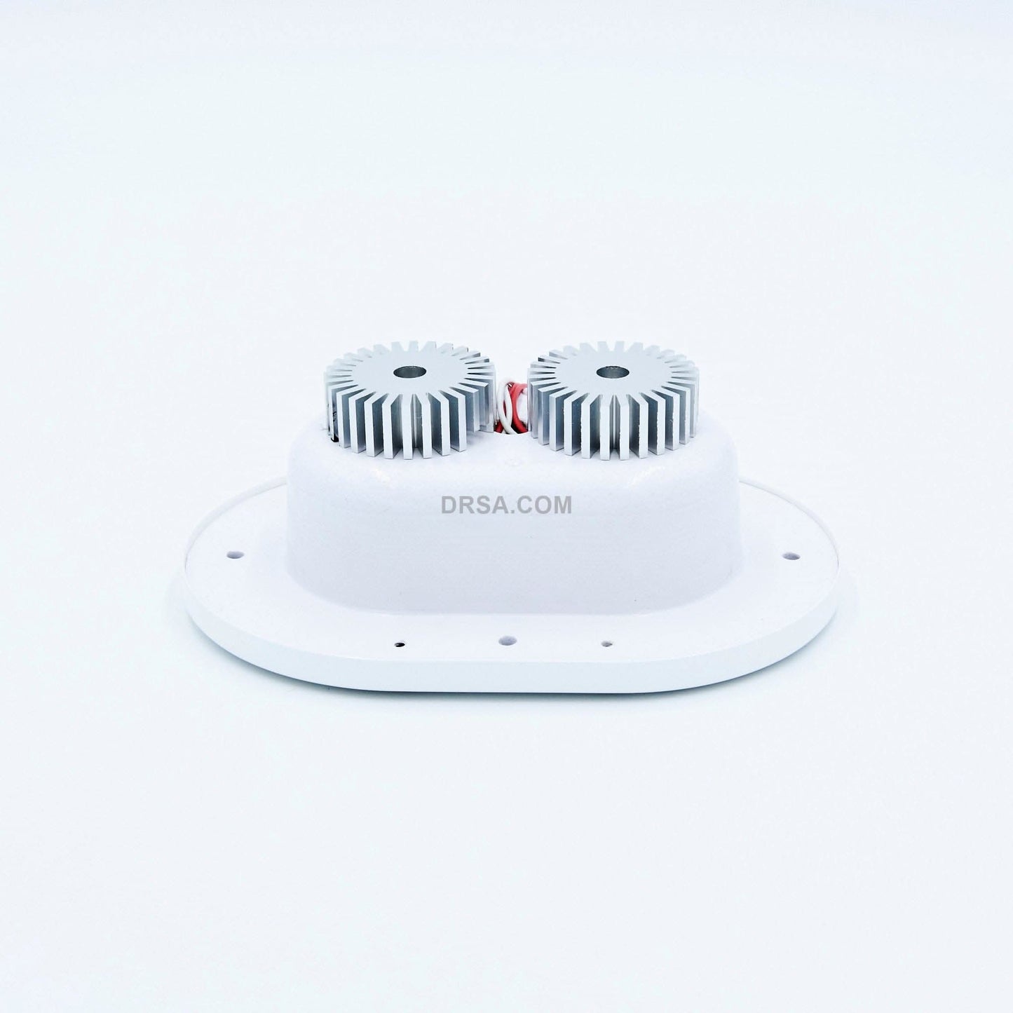 Exuma II White or Stainless Polish, 4-7/8"x6-7/8", LED only - Custom Configurations - SPECIAL ORDER