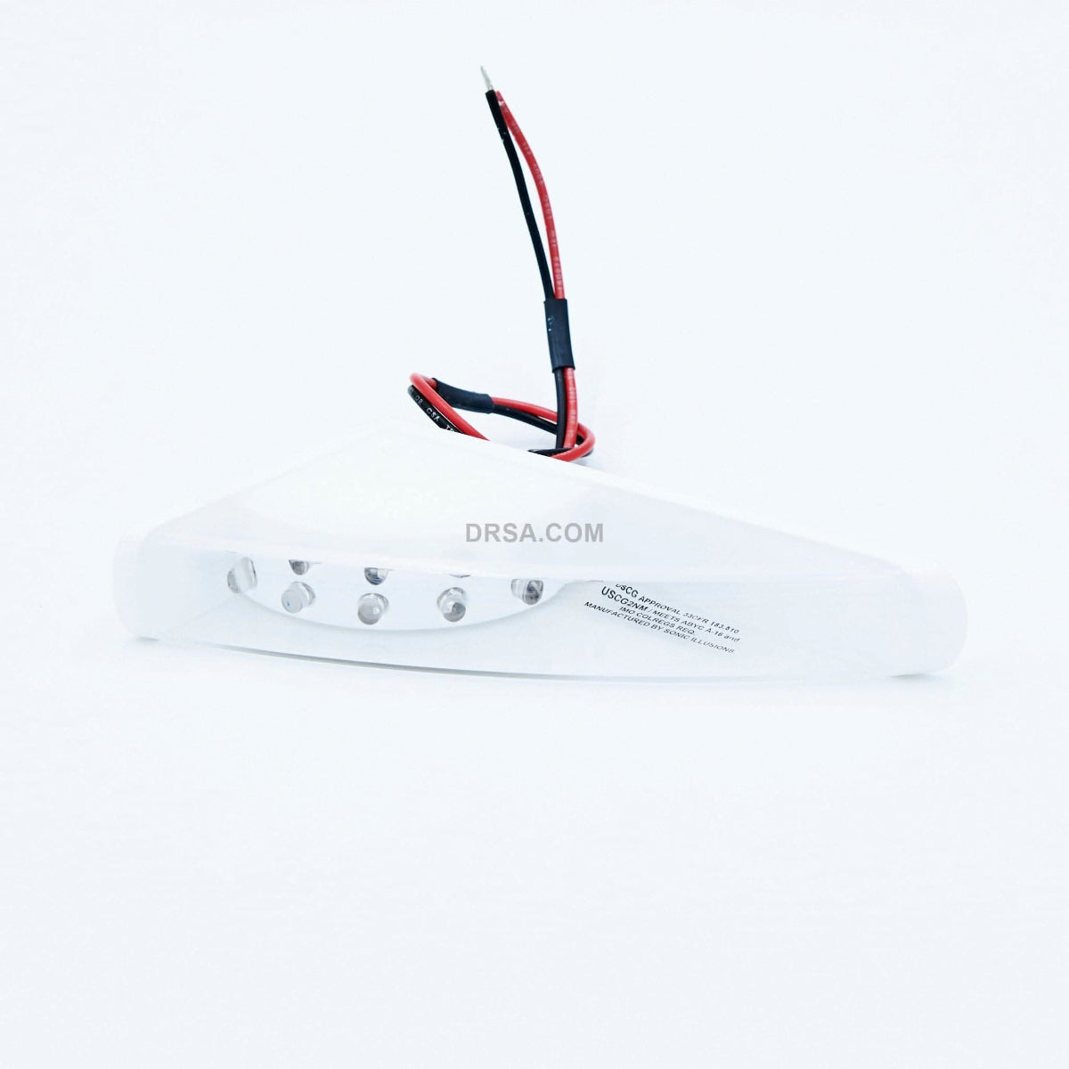 SI Flush Mount LED Navigation Light, Port/Red or Starboard/Green (Hard Top)