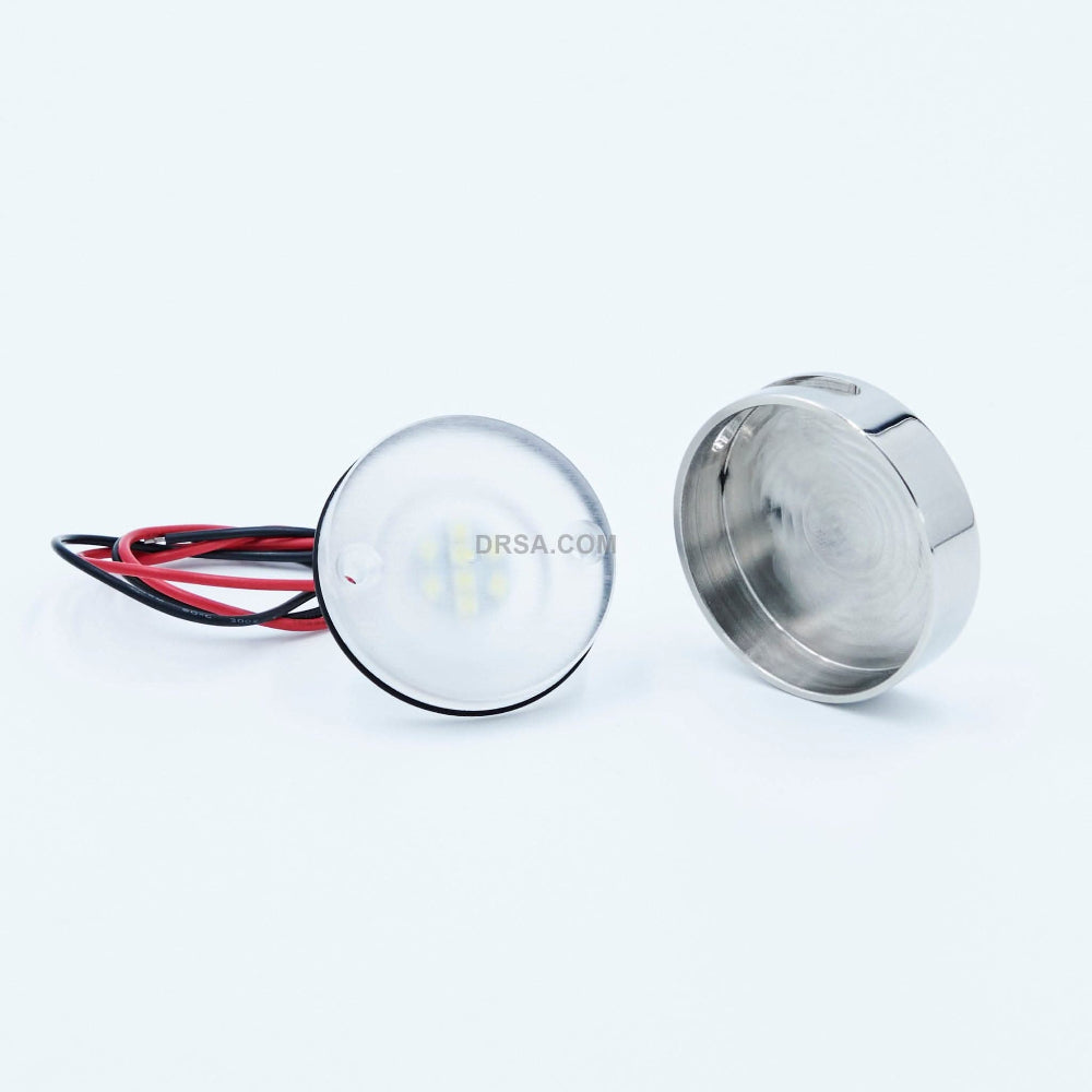 Bay1 Round LED Courtesy Light with Single Ray Output
