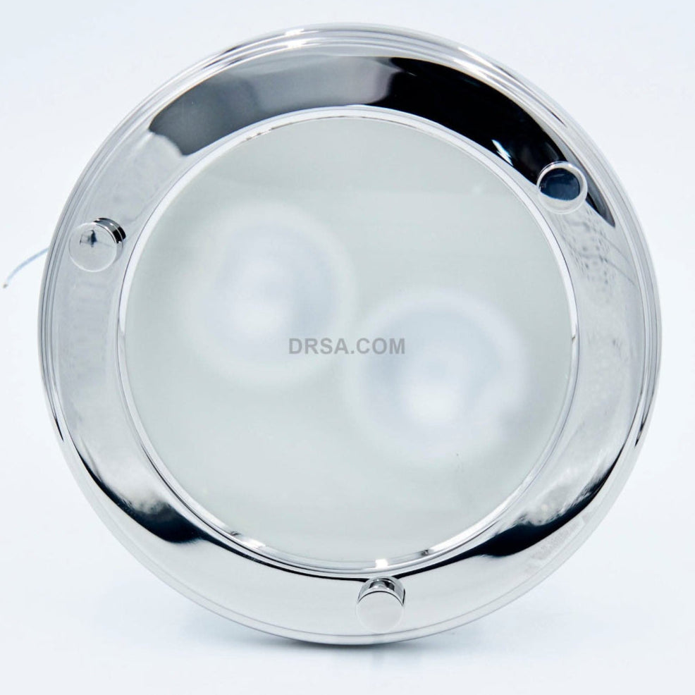 Tortuga, Stainless Polish, 7” Dia Marine Light