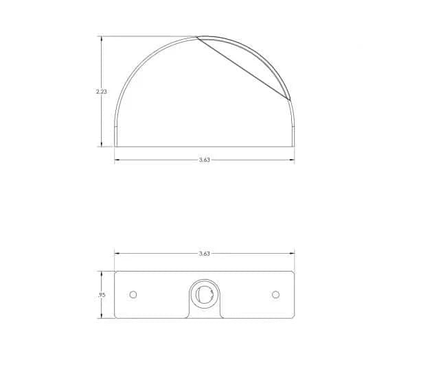 Surface Mount Aluminum Navigation Light