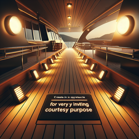 Courtesy Lights on a Boat