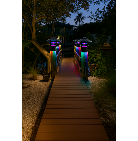 Florida Dock Piling Lights: A 2025 Guide to Warm White & RGBW Caps