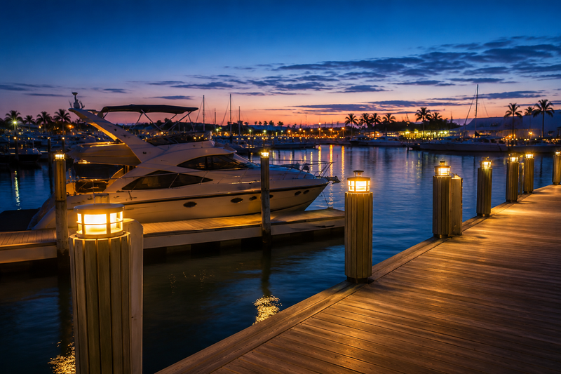 LED Dock Lighting for Marinas: Coverage, Glare, and Maintenance