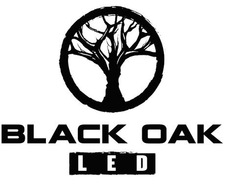 Black Oak Pro Series LED light logo