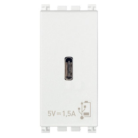 Vimar - 19292  Arke USB Charging Outlet, 5V/1.5A WORK