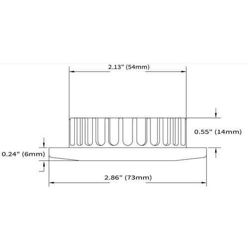 Warm White Marine LED Light for Boat Cabins diagram

