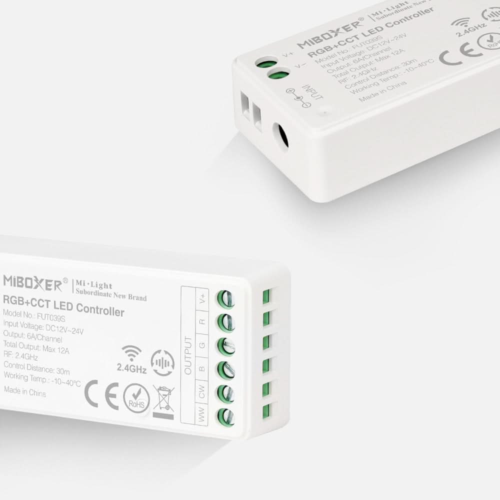 FUT039S control unit with common anode output close up

