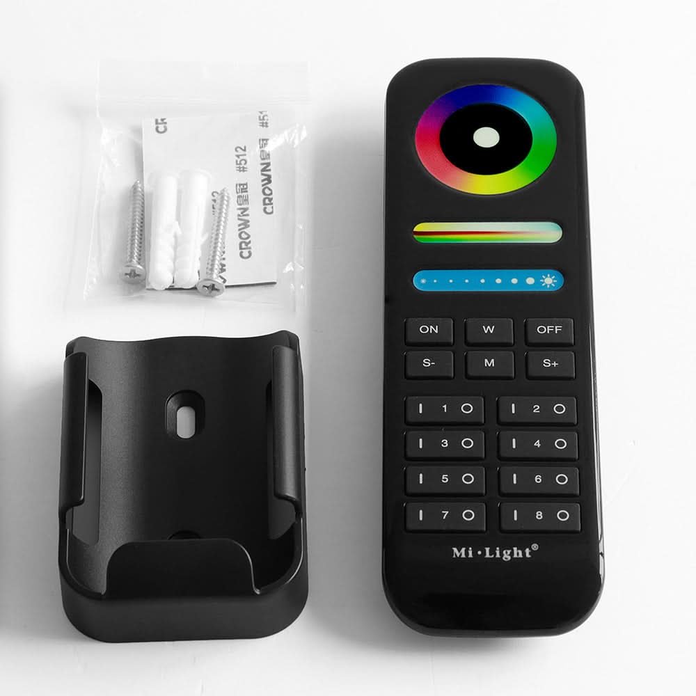 FUT089-B black smart remote with 30 meter wireless range