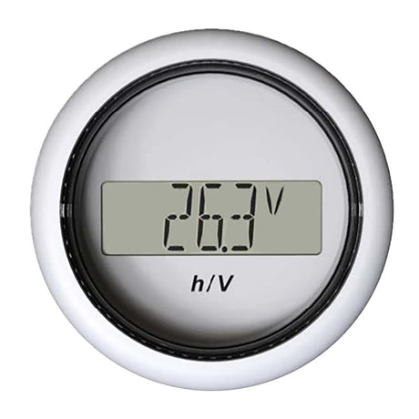 Veratron 52MM 2116 ViewLine Hour CounterVoltmeter  White B00006302