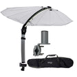 TACO ShadeFin Mini wWhite Fabric  Bag  Round Rail Mount Kit T10400016