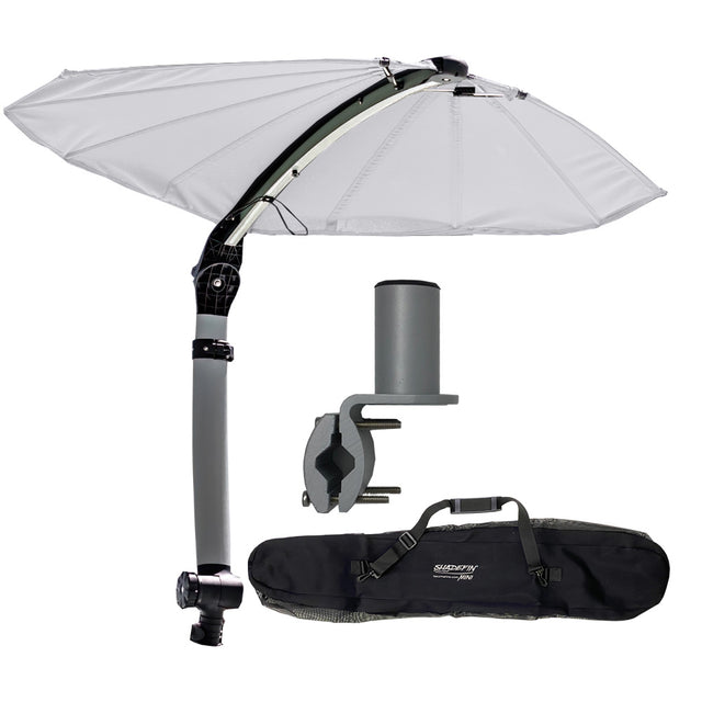 TACO ShadeFin Mini wWhite Fabric  Bag  Round Rail Mount Kit T10400016