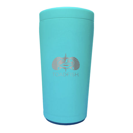 Toadfish NonTipping Can Cooler 20  Universal Design  Teal 5004