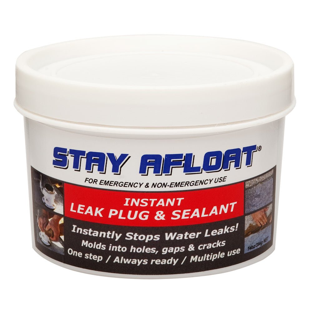 SA-0214 Stay Afloat 14oz instant leak plug sealant container for marine use