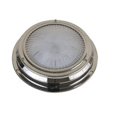 41324P Scandvik LED dome light, stainless steel marine light, 5.5 inch LED light, warm white boat light, 12V RV lighting