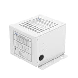 ASEA Power Systems 3.6 kVA isolation transformer with 120V, 30A capacity mounted on a boat for galvanic corrosion protection and shore power safety side view

