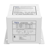 634003 ASEA Power Systems 3.6 kVA isolation transformer with 120V, 30A capacity mounted on a boat for galvanic corrosion protection and shore power safety