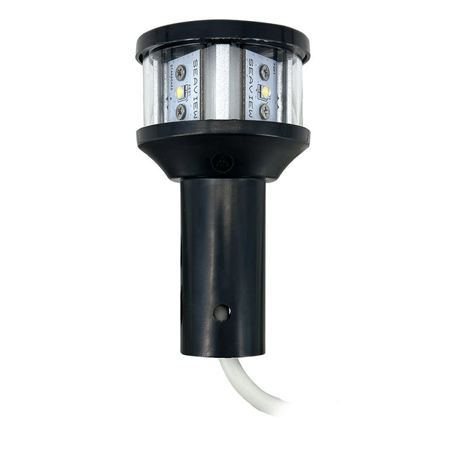 LTBLED12C5BLK Seaview 12V Black LED Navigation Light on boat mast

