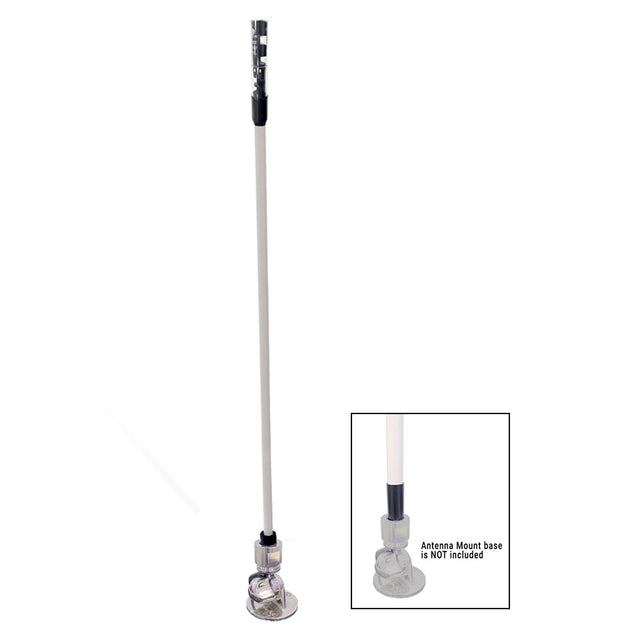 101904  Lumitec Contour Masthead Combo Light – 39" Shaft with Antenna Moun