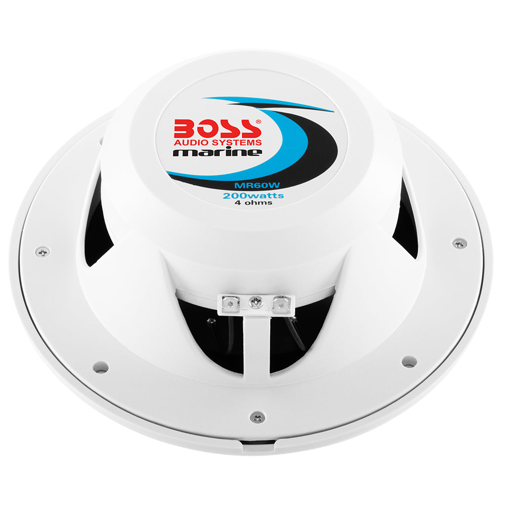 MR60 waterproof speakers installed flush in a yacht cabin wall

