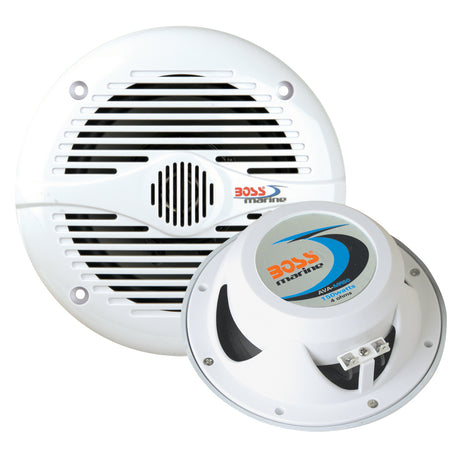 Boss Audio MR50 5.25" round marine speakers front view

