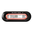 Black Oak flush spreader light with red LED halo

