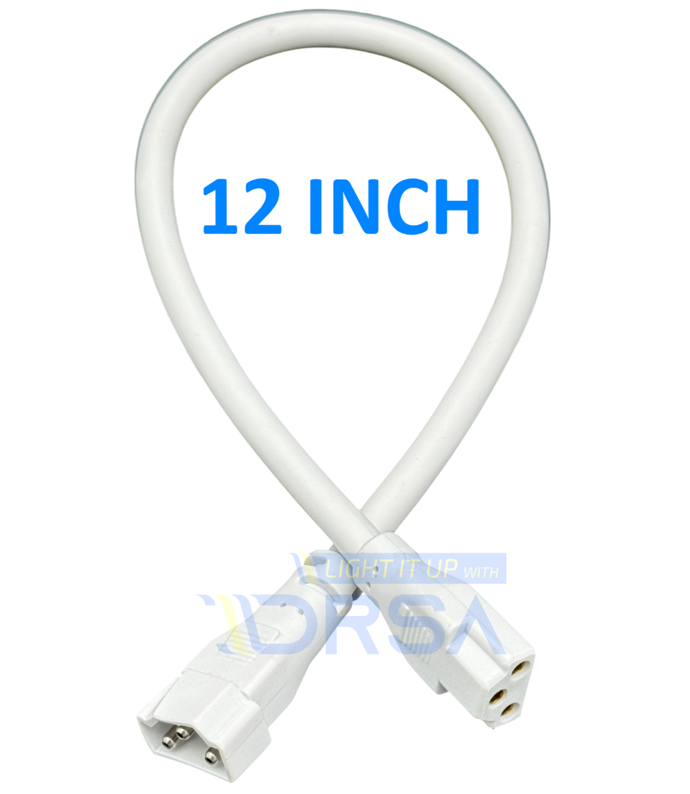 Sleek led utility light power cord Accessory 12 Inch 
