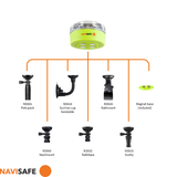 Navisafe Navilight 360° Rescue Edition glowing in the dark