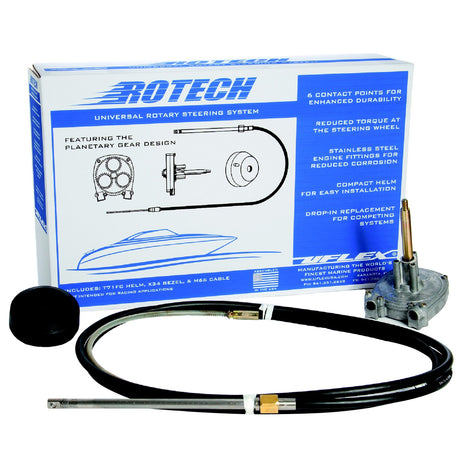 UFlex Rotech 13 Rotary Steering Package  Cable Bezel Helm ROTECH13FC