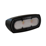 Lumishore LUX 4 inch CRGBW LED flood light front view black