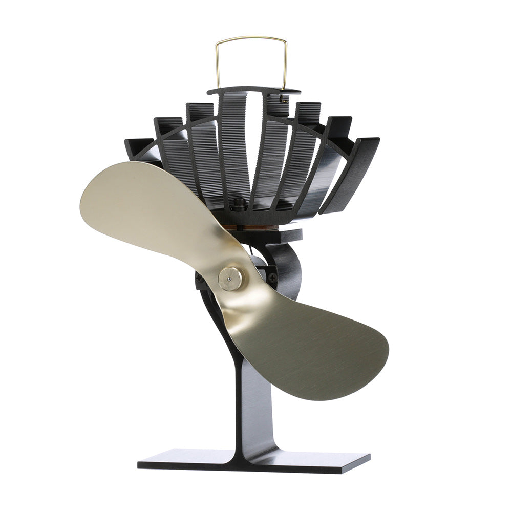Caframo Ecofan UltrAir 810CA Heat Powered Stove Fan  Gold Blade 810CABBX