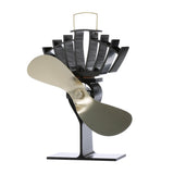 Caframo Ecofan UltrAir 810CA Heat Powered Stove Fan  Gold Blade 810CABBX