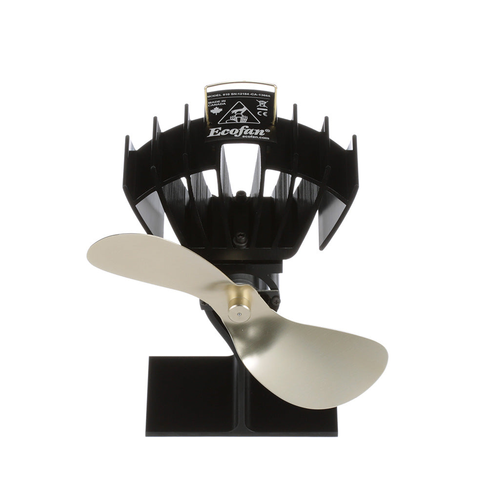 Caframo Ecofan UltrAir 810CA Heat Powered Stove Fan  Gold Blade 810CABBX