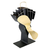 Caframo Ecofan UltrAir 810CA Heat Powered Stove Fan  Gold Blade 810CABBX