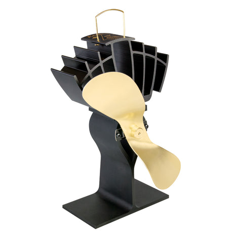 Caframo Ecofan UltrAir 810CA Heat Powered Stove Fan  Gold Blade 810CABBX