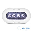 012301W OceanLED X-Series X4 White underwater LED light illuminating