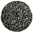 Presta Wool Compounding Pad  Black  White Heavy Cut 890146