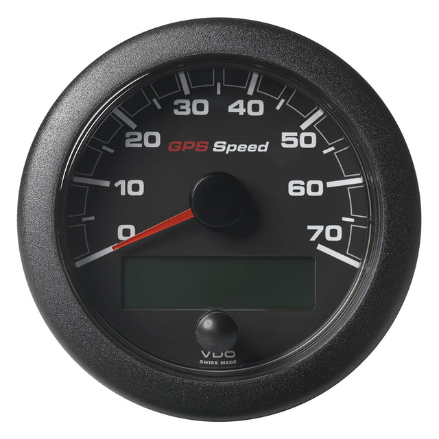 Veratron 338 85mm OceanLink GPS Speedometer  Black Dial  Bezel 070 KMPHKMH A2C1351990001
