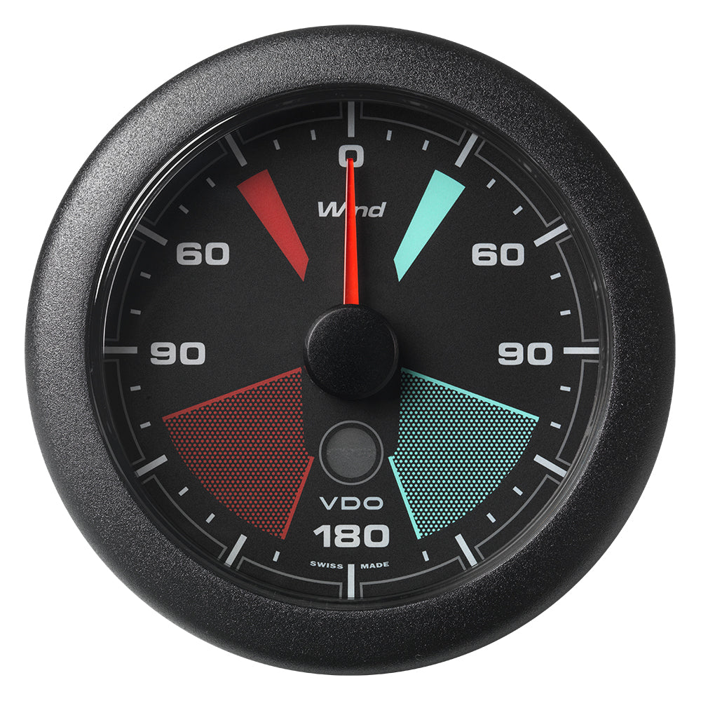 Veratron 338 85MM OceanLink ApparentTrue Wind Angle Gauge  Black Dial  Bezel A2C1957400001