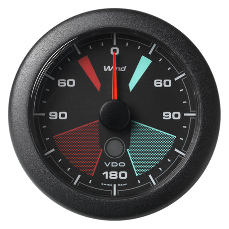 Veratron 338 85MM OceanLink ApparentTrue Wind Angle Gauge  Black Dial  Bezel A2C1957400001