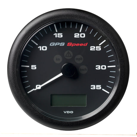 Veratron 414 110MM ViewLine GPS Speedometer 035 KNOTSKMHMPH  8 to 16V Black Dial  Bezel A2C59501782