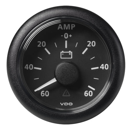 Veratron 52MM 2116 ViewLine Battery Status Gauge 6060AMP  Black Dial  Bezel A2C59512328