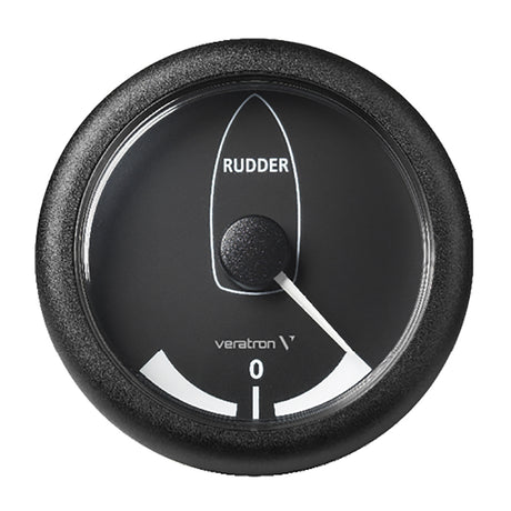 Veratron 338 85MM ViewLine Rudder Angle Indicator 4545  8 to 32V  Black Dial  Bezel A2C59512410