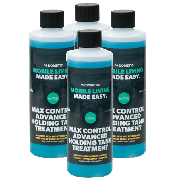 Dometic Max Control Holding Tank Deodorant  Four 4 Pack of 8oz Bottles 379700029