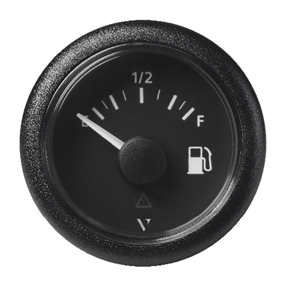 Veratron 52MM 2116 ViewLine Fuel Level Gauge EmptyFull  090 OHM  Black Dial  Round Bezel A2C59514085