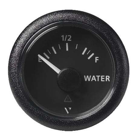 Veratron 52MM 2116 ViewLine Fresh Water Resistive  EmptyFull  3 to180 OHM  Black Dial  Round Bezel A2C59514099
