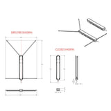 TACO ShadeFin wBlack Fabric Case  Fixed Rod Holder Mount Kit T1030004