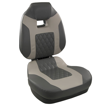 Springfield Fish Pro II High Back Folding Seat  CharcoalGrey 1041483