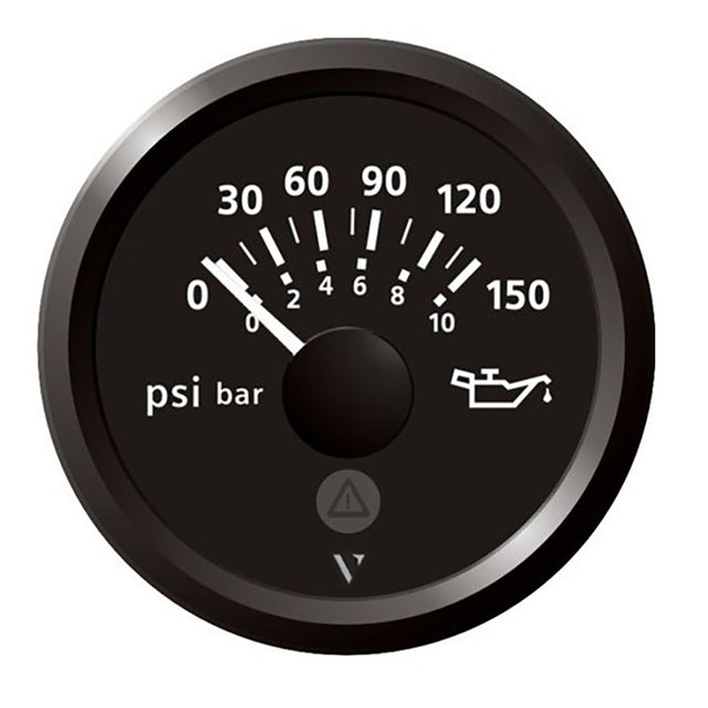 Veratron 52mm 2116 Viewline Engine Oil Pressure 150 PSI  Black Dial  Bezel A2C59514117